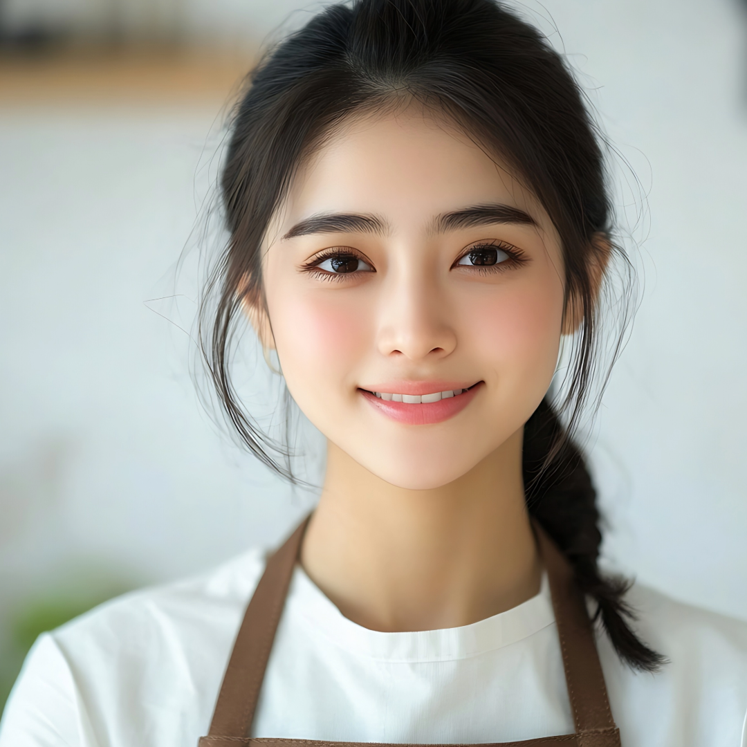 Seorang wanita muda tersenyum dengan ekspresi tenang dan percaya diri, melambangkan proses mengenali pola pikir dominan dan potensi alami melalui Tes Mind Modes™ Pribadi.